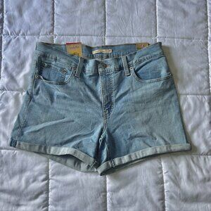 NWT Levi's Midrise 'Hypersoft' Jean Shorts